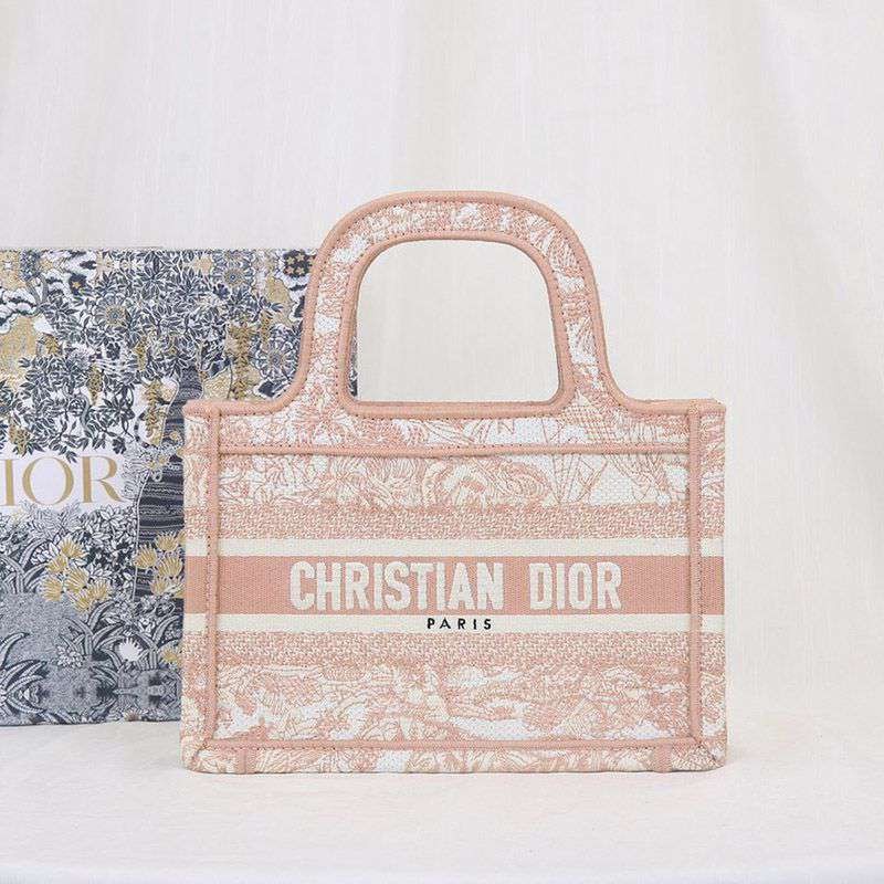 ☆Super popular☆ Dior Book Tote Replica Mini Bag Toile de Jouy Embroidery dey86467