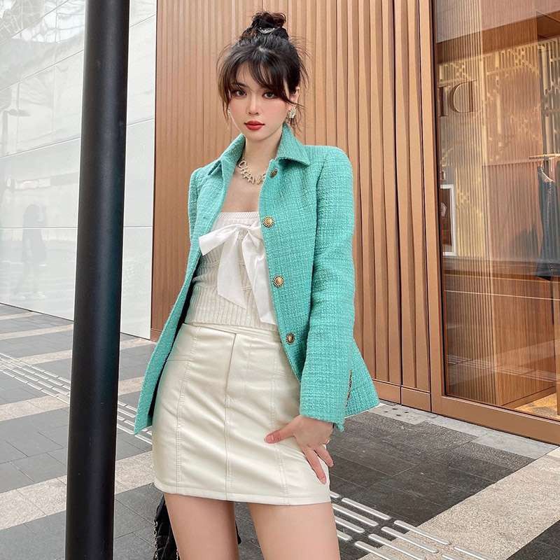 The hot topic! Chanel tweed jacket replica shv61985