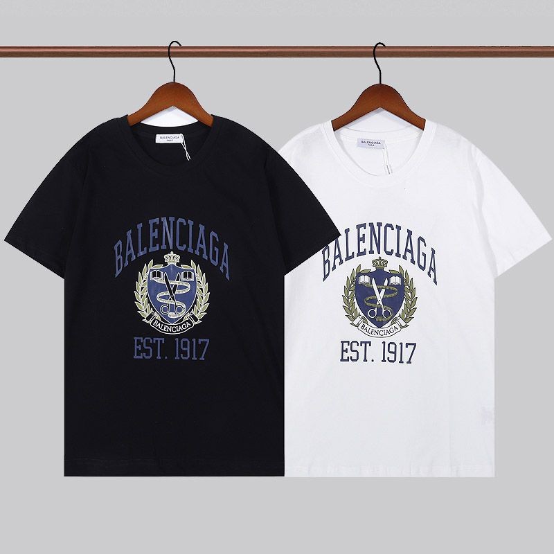 [Not available in Japan] Balenciaga Replica College Medium Fit T-Shirt 2 colors bau22197