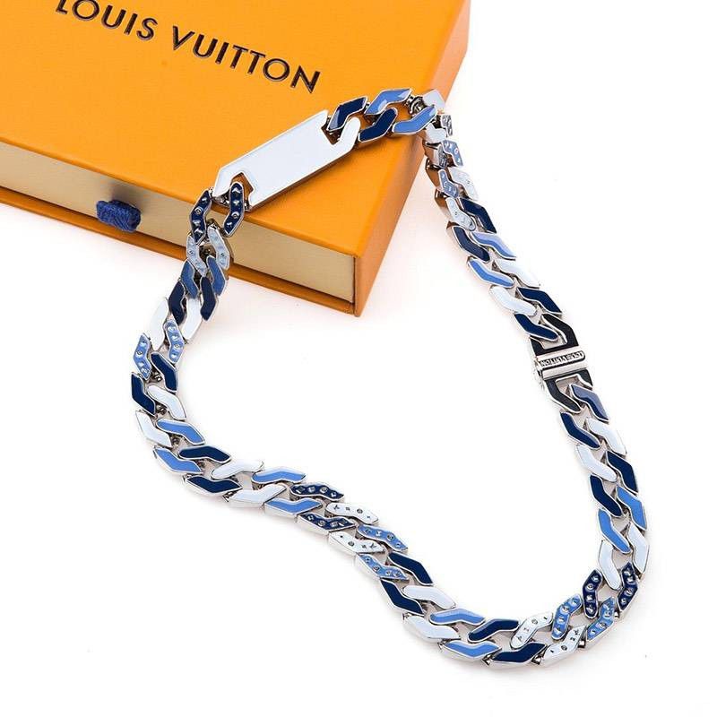 New on sale: Louis Vuitton Replica Collier Chain Links Patches Strass Necklace vuv17855