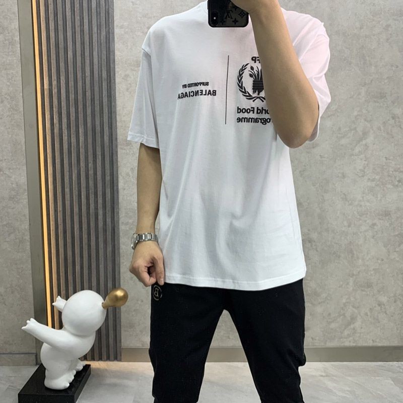 ☆Super popular☆Balenciaga fake WFP medium T-shirt white bal55512