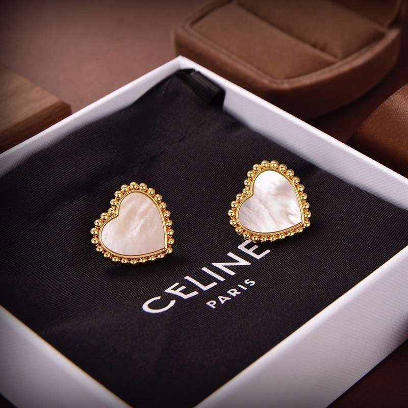 No. 1 in cumulative sales! Celine heart earrings replica Ceq19513