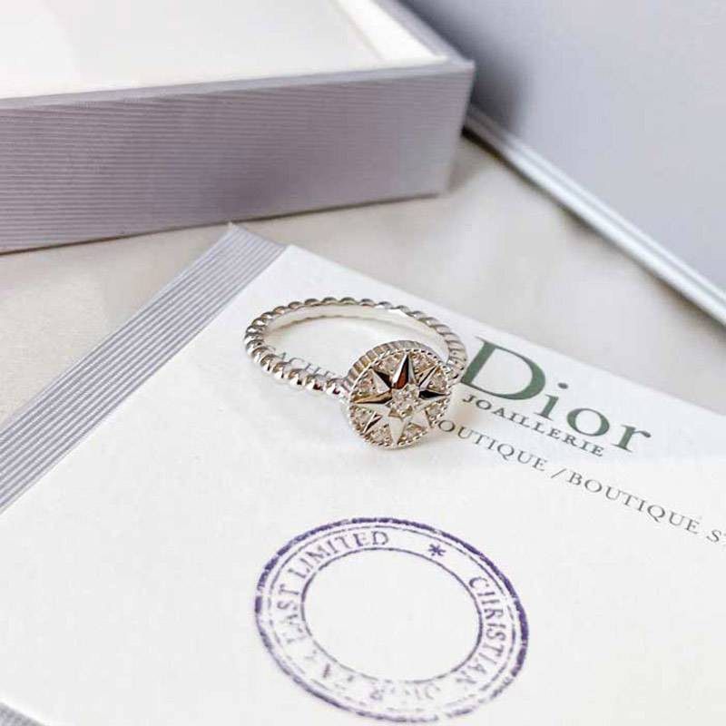 Very popular Dior ROSE DES VENTS ring replica deq58195