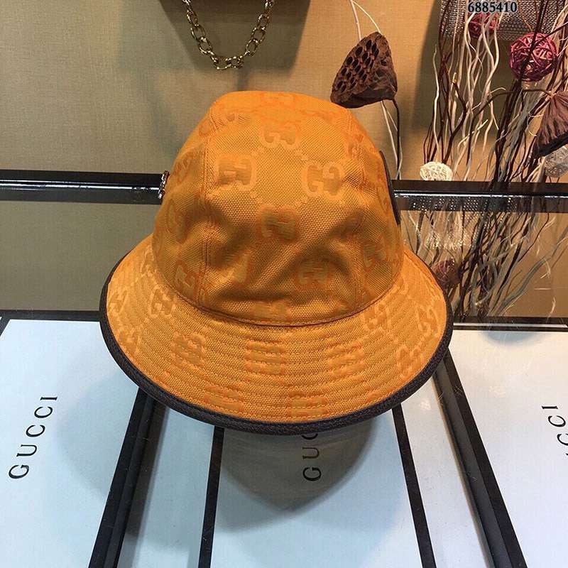 Very popular: Gucci GG canvas fedora baguette hat replica guo31207