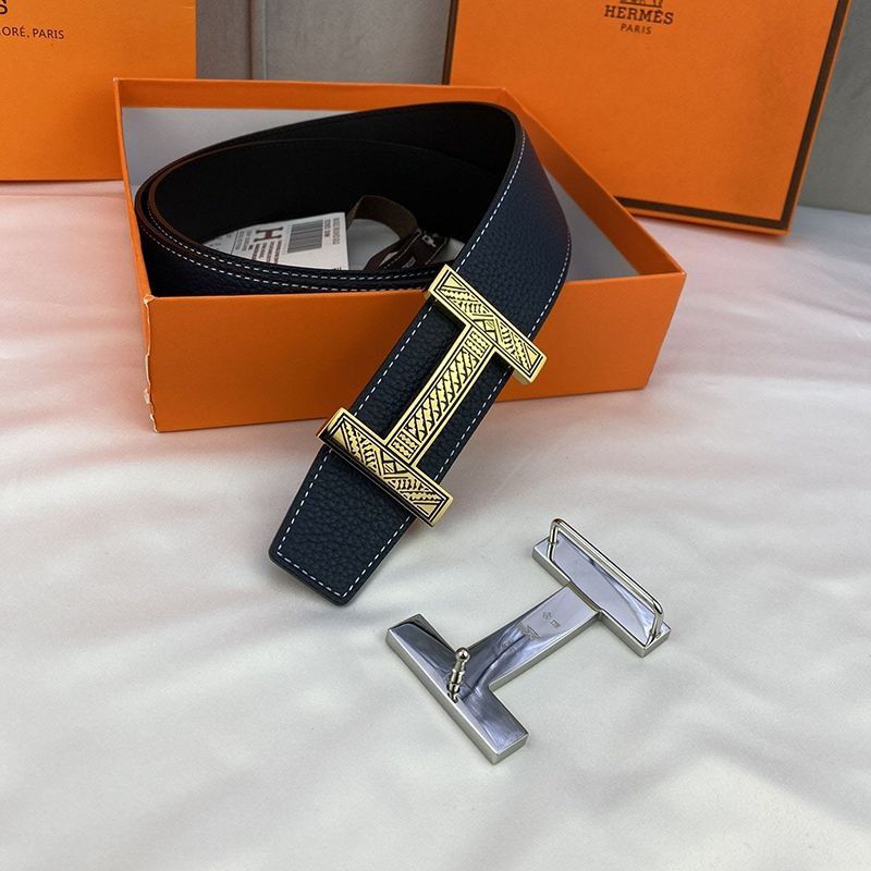 Extremely rare! Hermes belt replica buckle H guilloche reversible copy 38mm 2 colors ere47469