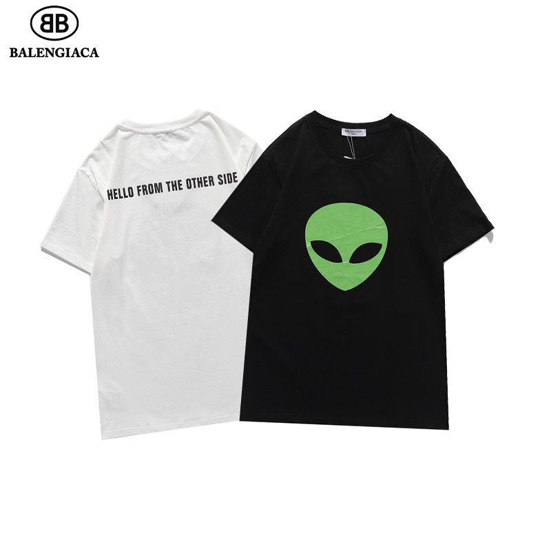 No.1 Popular Balenciaga Alien Motif T-Shirt Copy 2 Colors bav76464