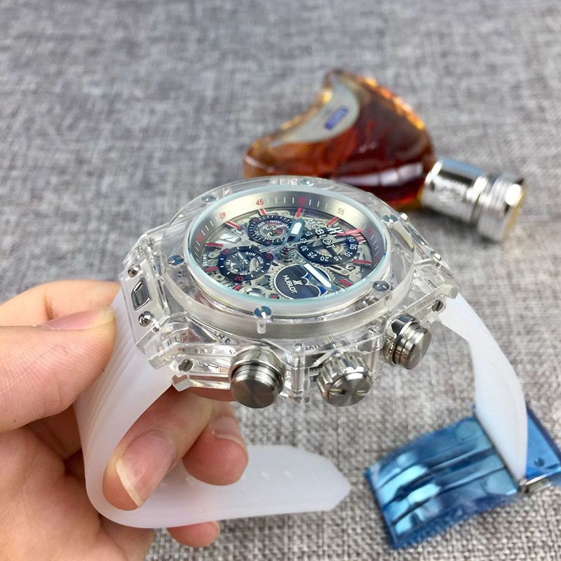 Sure to sell out: Hublot replica Big Bang in transparent case, limited production of 500 pieces huq19202