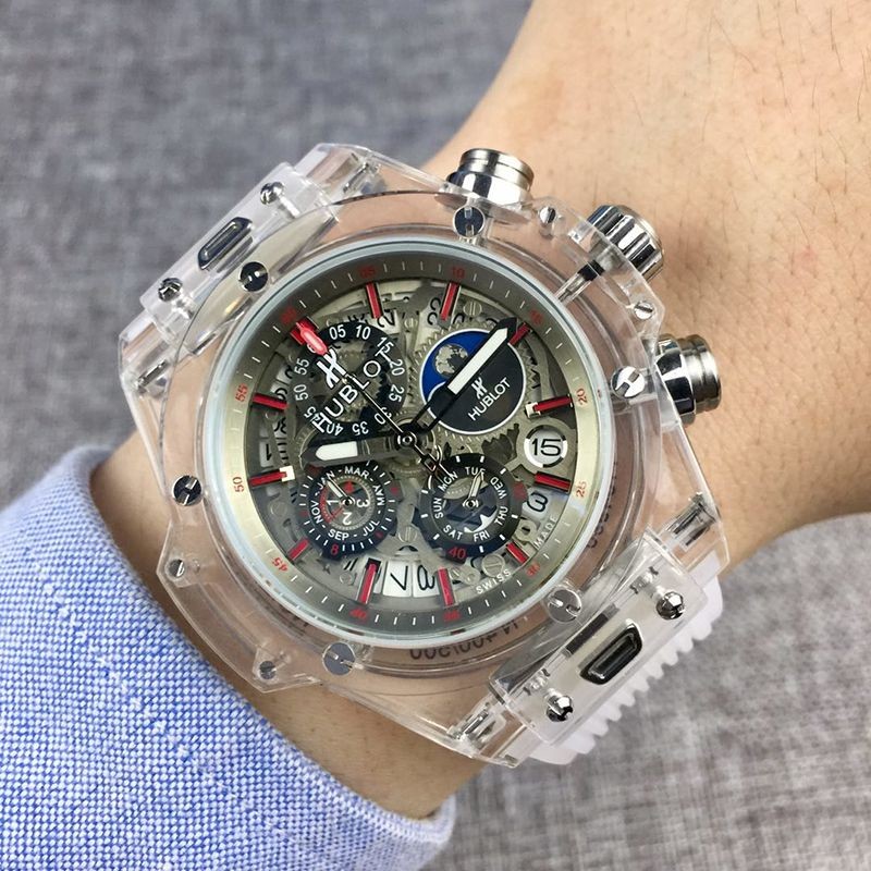 Sure to sell out: Hublot replica Big Bang in transparent case, limited production of 500 pieces huq19202