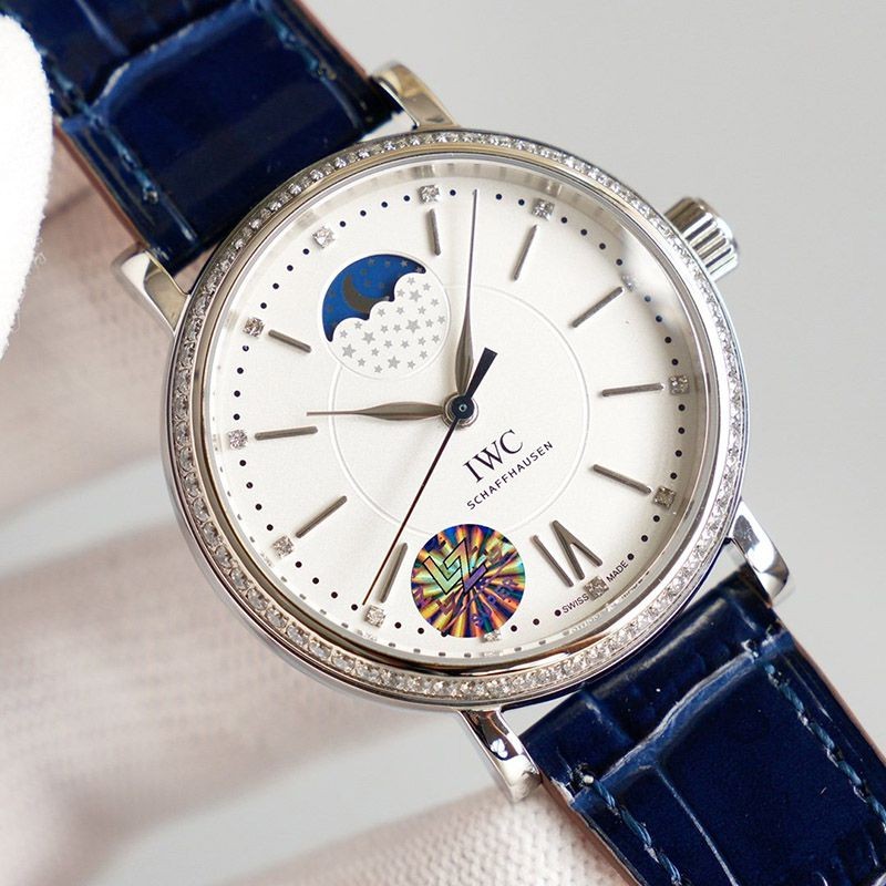 21AW New IWC Replica Portofino Automatic Moon Phase 37 2 Colors iwz16608