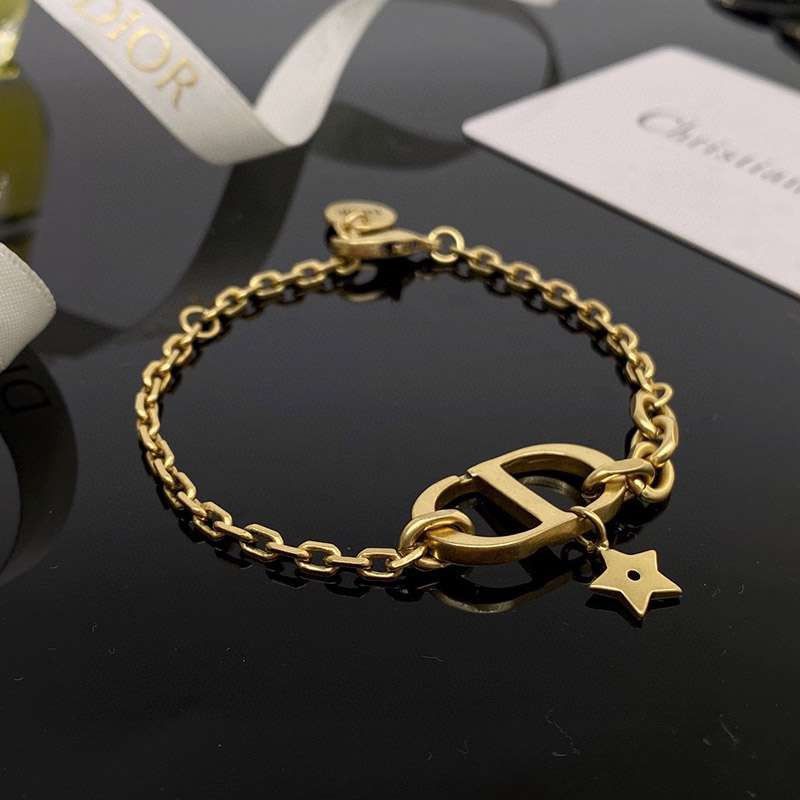 ★Popular in Japan! Dior Replica CD Navy Bracelet DED24220