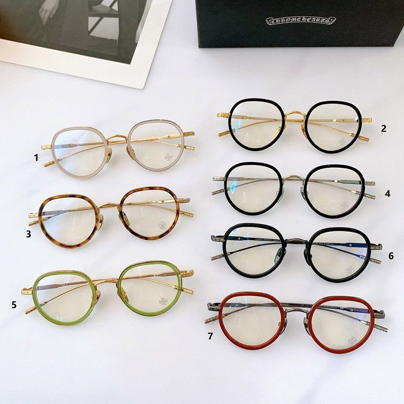 Love at first sight? Chrome Hearts Glasses Replica [BONE PRONE] New Kuw27443