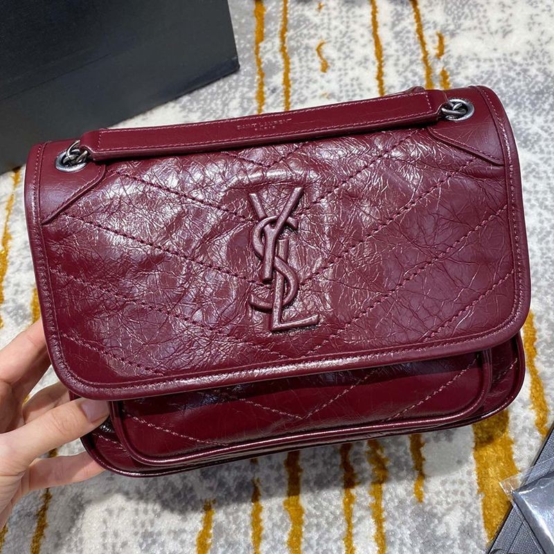 ★Popular in Japan! Saint Laurent Niki Baby Bag Replica Crinkle Vintage Leather Sau54604 ★Popular in Japan! Saint Laurent Niki Baby Bag Replica Crinkle Vintage Leather Sau54604