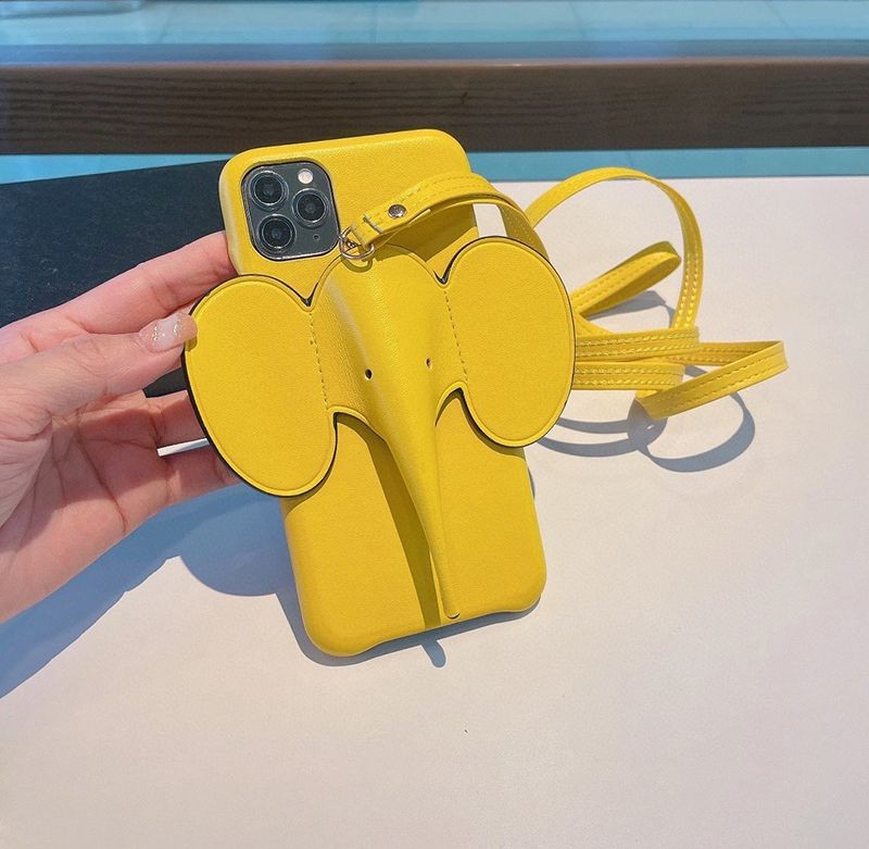 Cute limited sale★Loewe iPhone case fake elephant★Anagram elephant C719C80X0