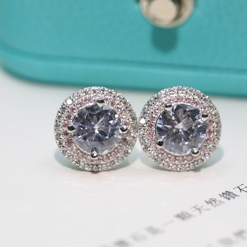 ☆Super popular☆Tiffany Diamond by the Yard earrings replica Tih90831