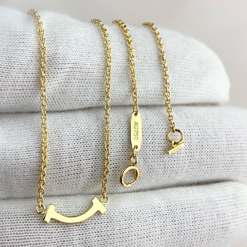 Cute Tiffany T★Smile Pendant Copy☆Mini Tir30938