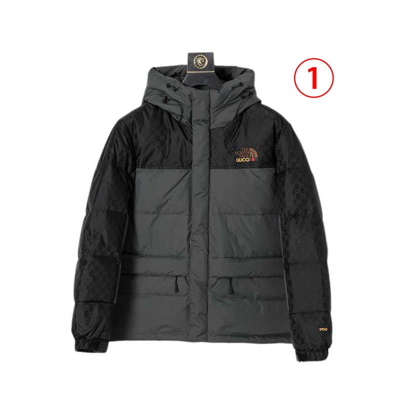 Love at first sight? Gucci North Face fake nylon jacket in 4 colors gup04365
