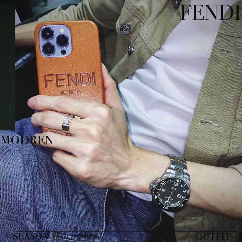 Hard to find [★Fendi] iPhone 13/12/11Pro case copy fea93484