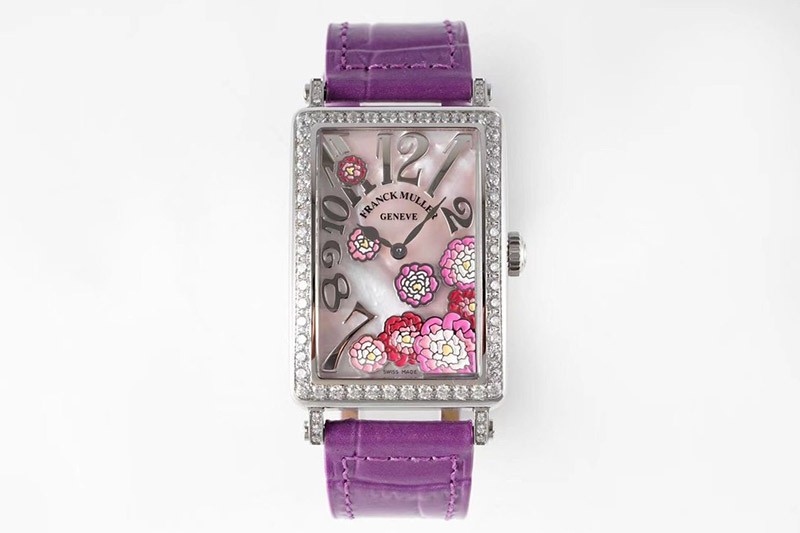 Cute Frank Muller Replica Long Island Diamond Bezel frz08598