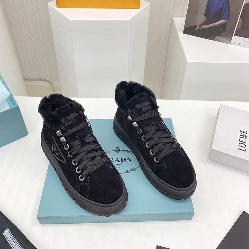 New sale Prada replica double wheel sneakers puh69488