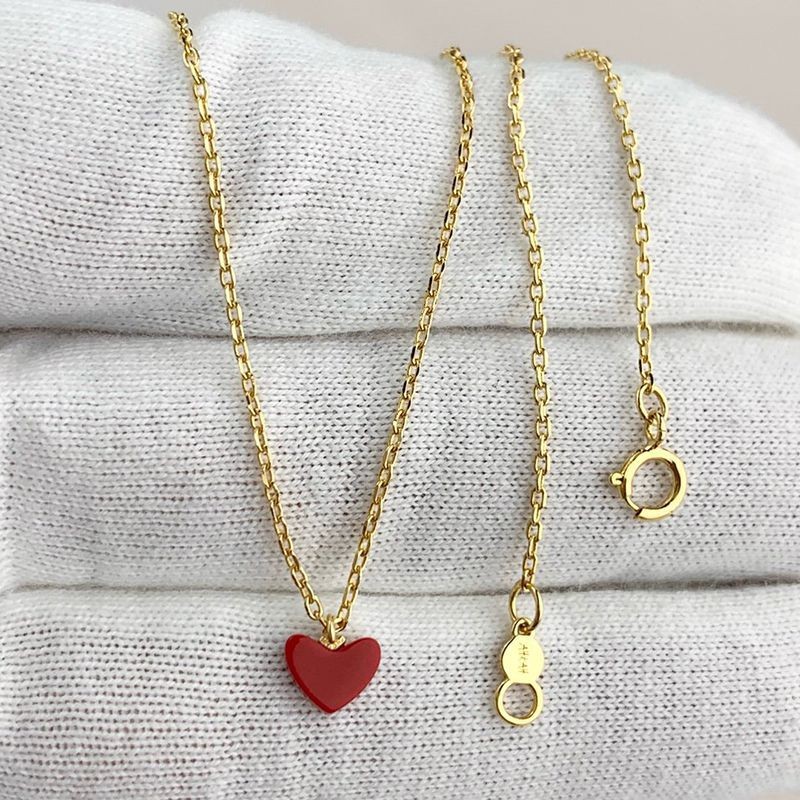 Very popular! Tiffany necklace replica TIF21S heart tag Tic91769