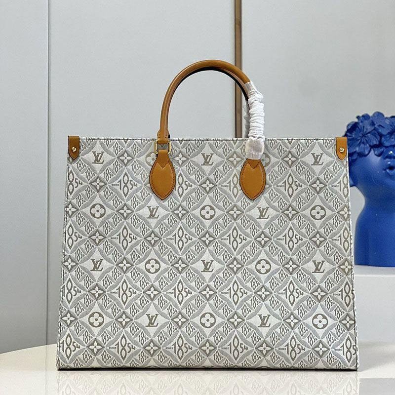 22 Spring/Summer Louis Vuitton On the Go Replica Bag Denim Blue Bag vun56873 22 Spring/Summer Louis Vuitton On the Go Replica Bag Denim Blue Bag vun56873