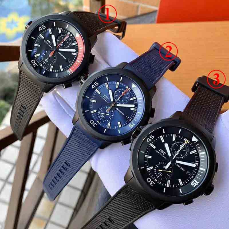 ☆Super popular☆IWC Aquatimer replica chronograph Galapagos Island 3 colors iwq55660