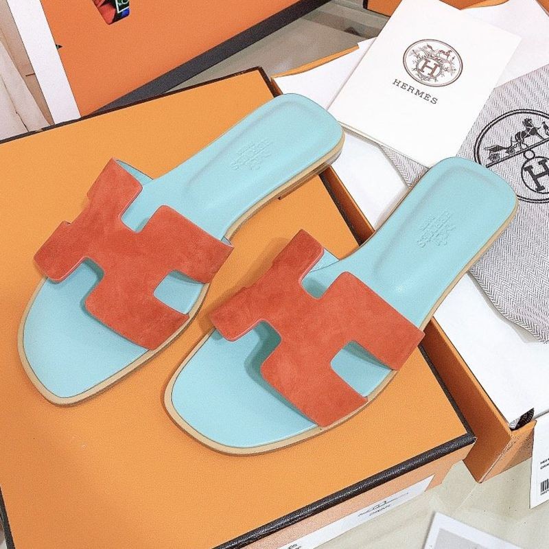 Rare color Hermes sandals replica Izmir IZMIR calfskin erl54589