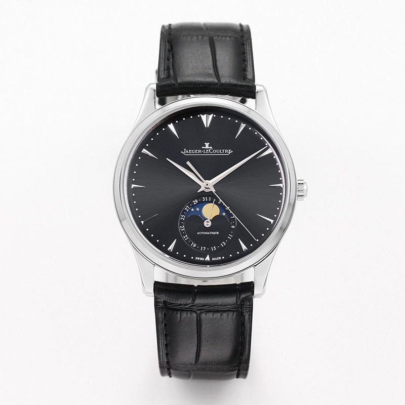 Very popular!! New color Jaeger-LeCoultre Master Ultra Slim Moon Replica 39mm Q1368470