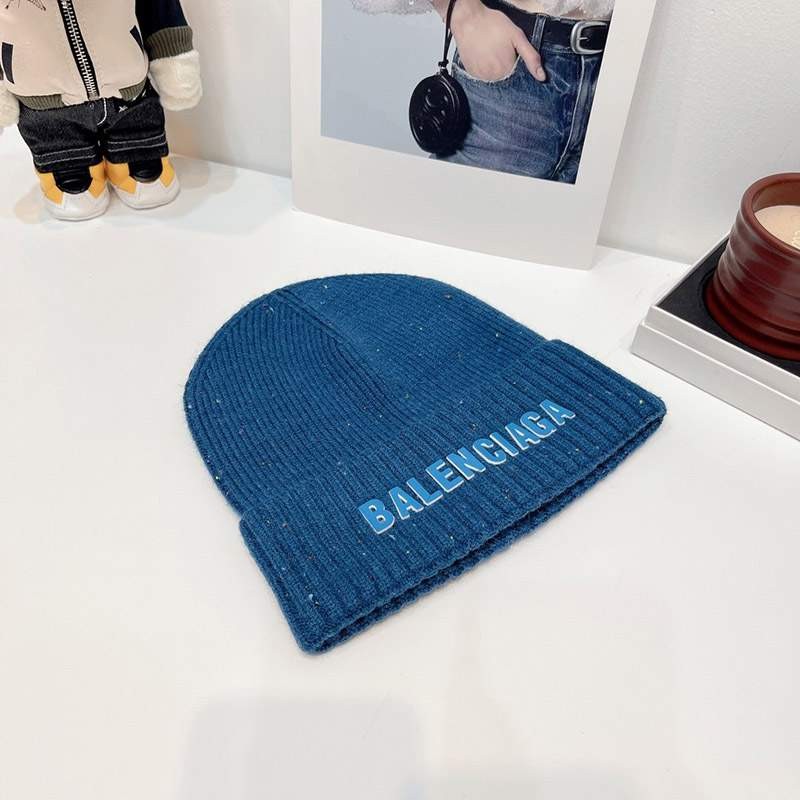 New for Autumn/Winter Balenciaga Logo Intarsia Knit Hat? Fake bav21417