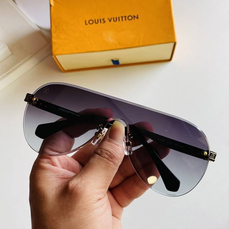 Very popular: Louis Vuitton sunglasses replica, grade N LV Empreinte round vum56358