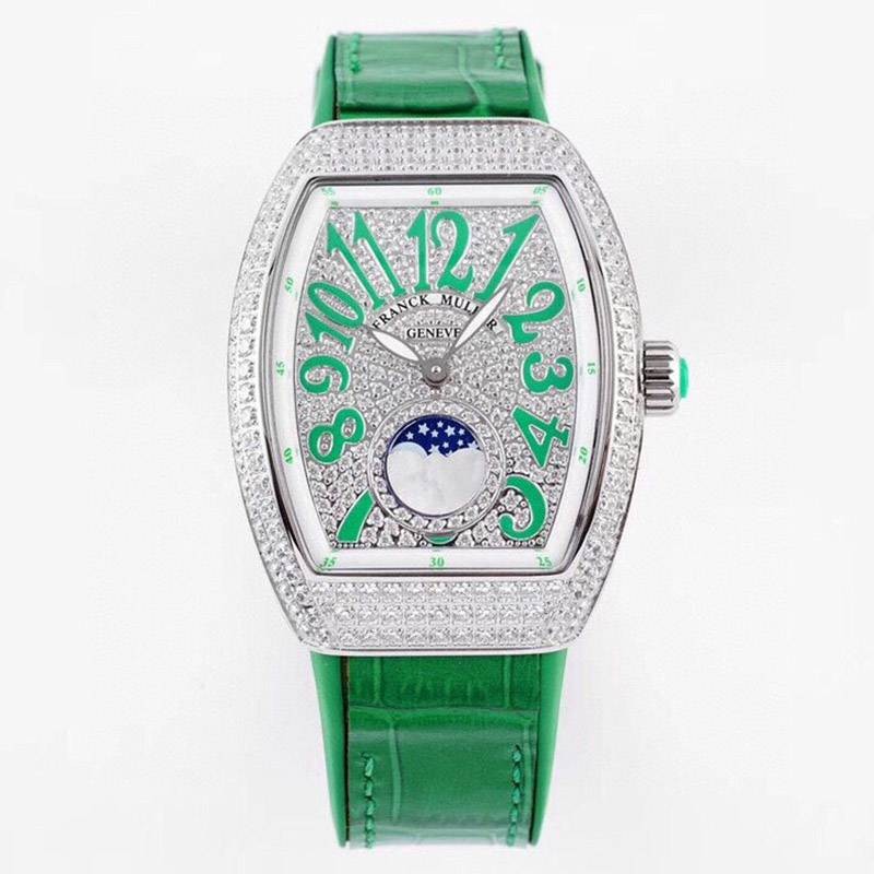 Not available in Japan Franck Muller Replica Color Dreams V32 Full Diamond Fri31800