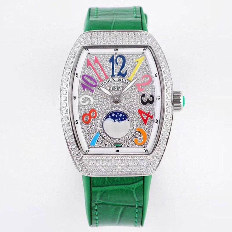 New Spring Items Franck Muller Replica Color Dreams V32 Full Diamond frx46856