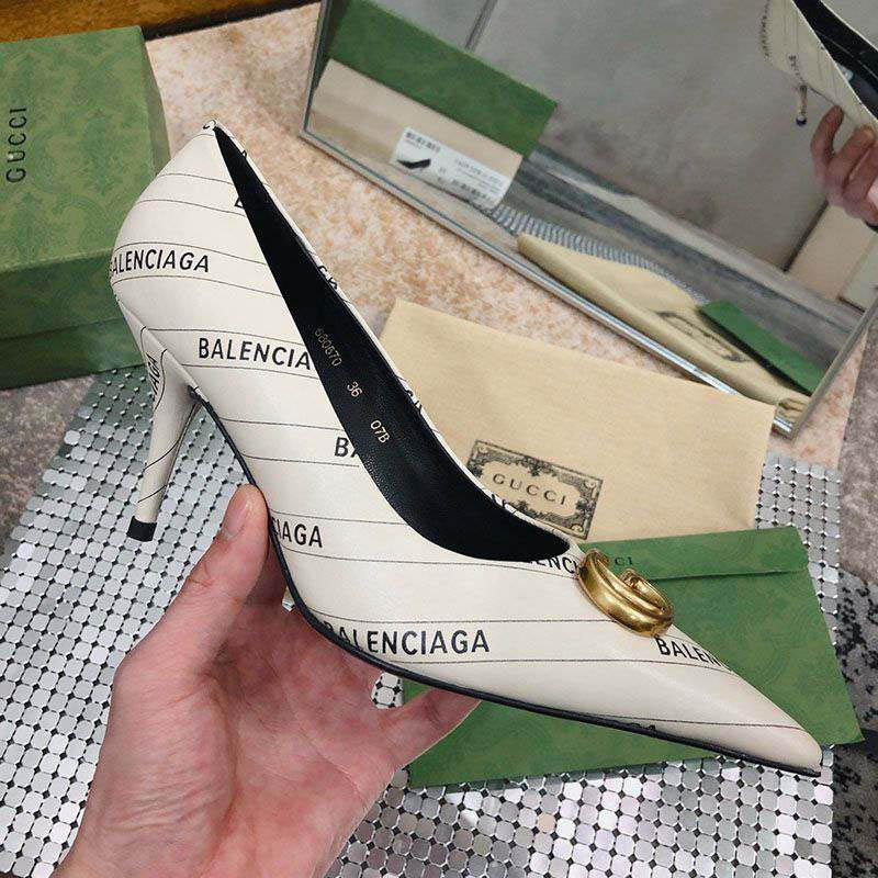 No. 1 in cumulative sales! Gucci x Balenciaga replica collaboration knife pumps gua01662