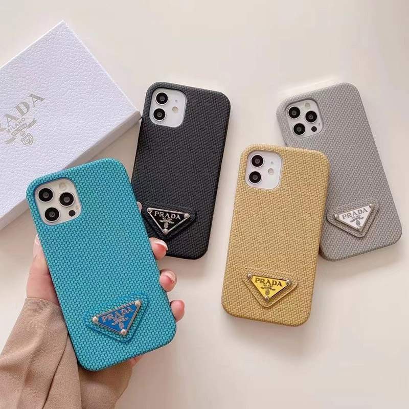 Free shipping Prada case replica Triangle Leather iPhone 12/Pro case pul86663 Free shipping Prada case replica Triangle Leather iPhone 12/Pro case pul86663