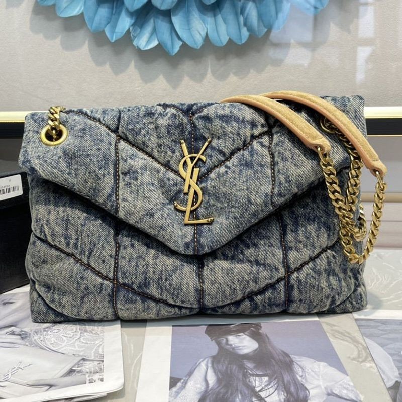 Free shipping Saint Laurent Lulu fake puffer medium bag quilted Saj72441 Free shipping Saint Laurent Lulu fake puffer medium bag quilted Saj72441