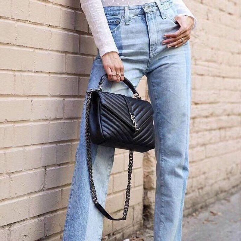 Rare color Saint Laurent handbag replica ★ College Medium Matelasse Sad86214