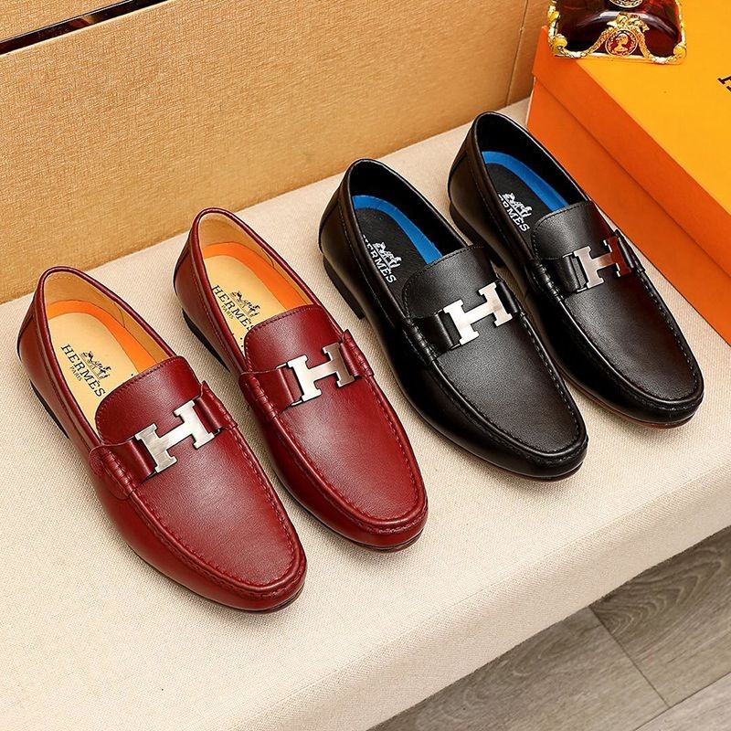 Classic and very popular★Hermes Moccasin Paris Loafers Copy Paris 2 colors erw07878