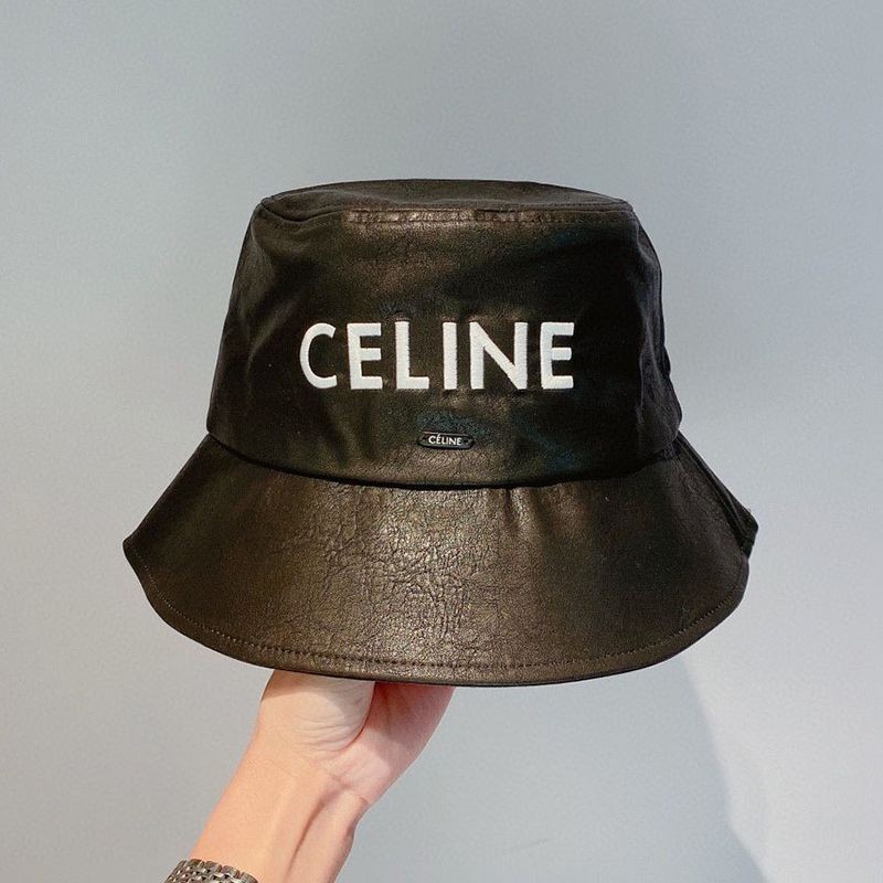 ★Japan!! Popular! Celine Replica Leather Bucket Hat Ceu15891
