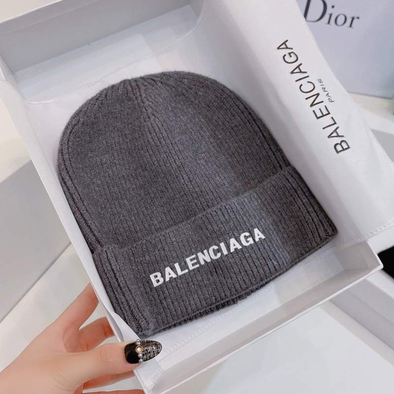 21-22AW Balenciaga Logo Intarsia Knit Hat? Fake baq47796