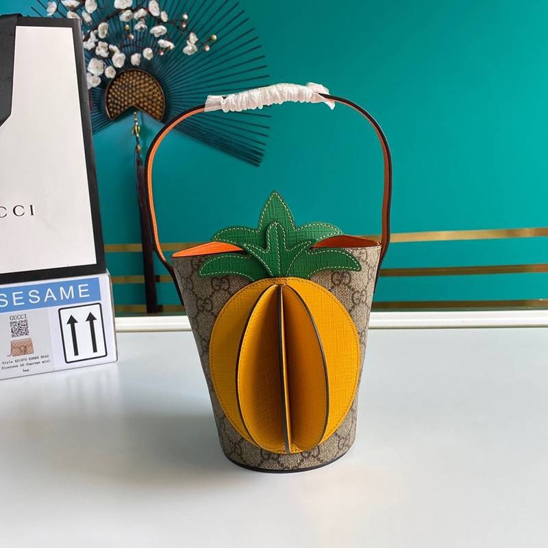 Best Price Guaranteed Gucci Children's GG Pineapple Replica Bucket Bag gub07304 Best Price Guaranteed Gucci Children's GG Pineapple Replica Bucket Bag gub07304