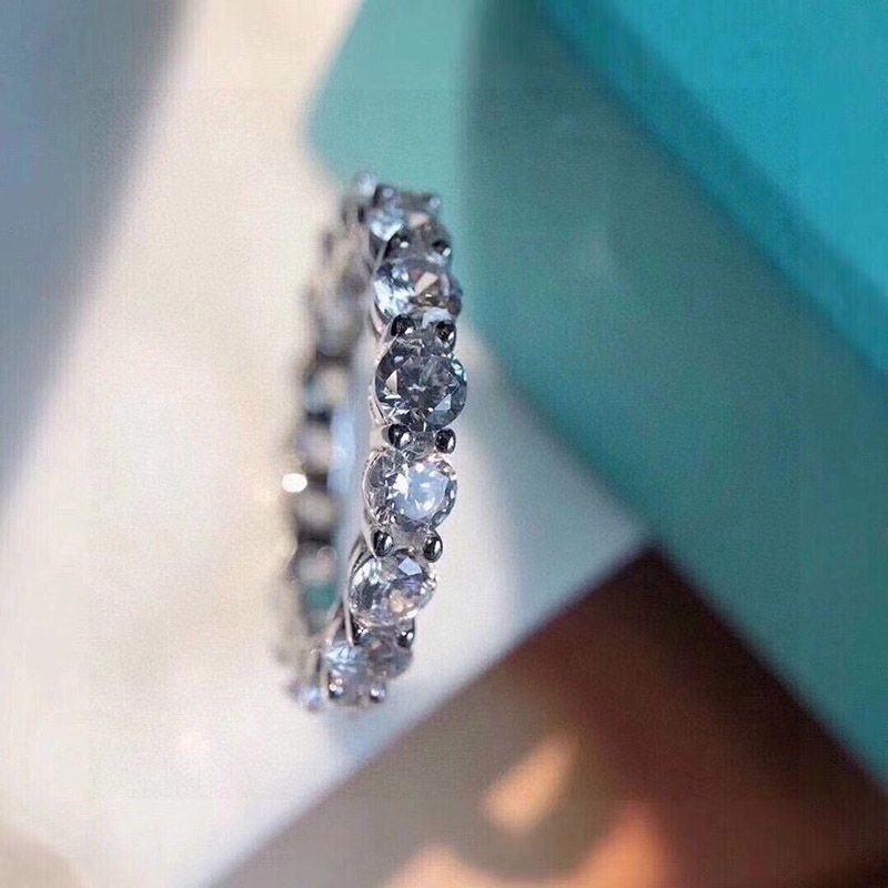 [Not available in Japan] Tiffany Diamond Wire Ring Replica Tij81659