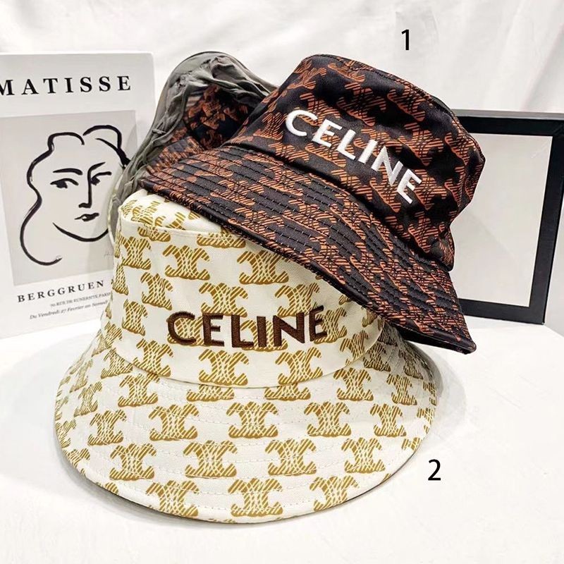 Sold out rare Celine Triomphe bucket hat replica hat Cet31900