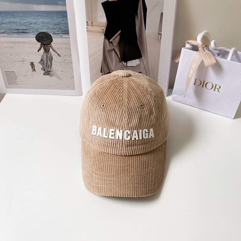 Hard to find Balenciaga corduroy logo cap replica limited edition rare bao70781