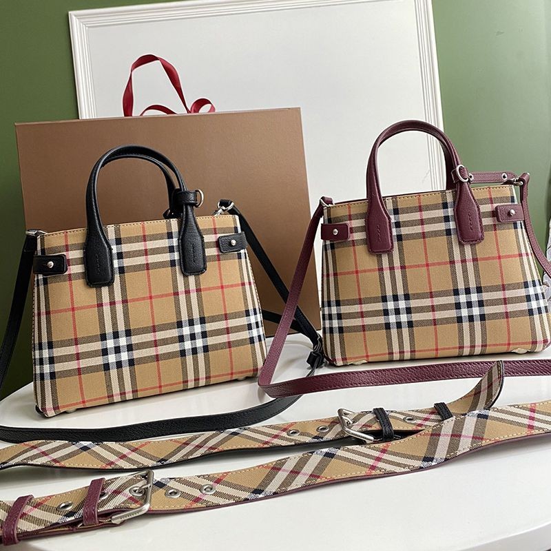New for Autumn/Winter Burberry Banner House Check Shoulder Bag, Replica, 2 Colors, 80360861