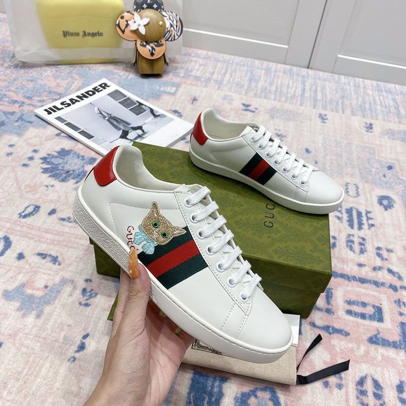 No. 1 in cumulative sales! Gucci Women's Sneakers with Kitten Replica guh95722 No. 1 in cumulative sales! Gucci Women's Sneakers with Kitten Replica guh95722