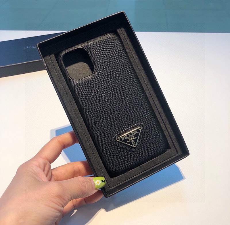 Prada Case Replica Triangle Leather iPhone 12/Pro Case pug22462 Prada Case Replica Triangle Leather iPhone 12/Pro Case pug22462