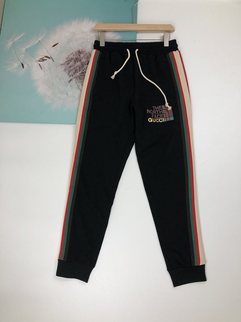 21-22AW Gucci x North Face * Gucci Web Jogging Pants Replica Nof60158
