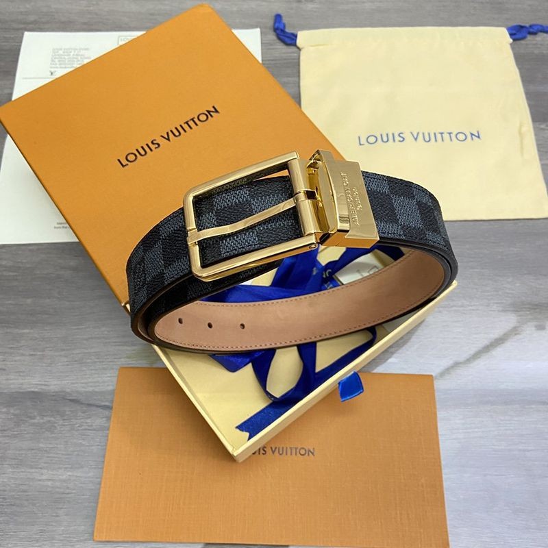 New on sale: Louis Vuitton Santur Pont Neuf replica reversible belt vuk29770