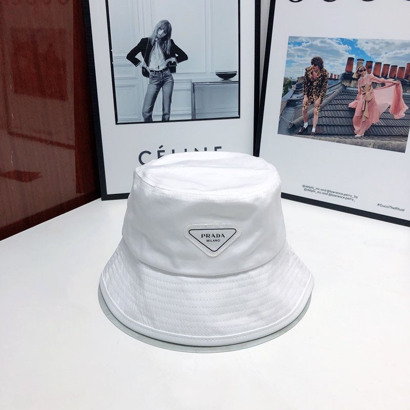 Not available in Japan, Prada Triangle Logo Nylon Bucket Hat Replica puz28819