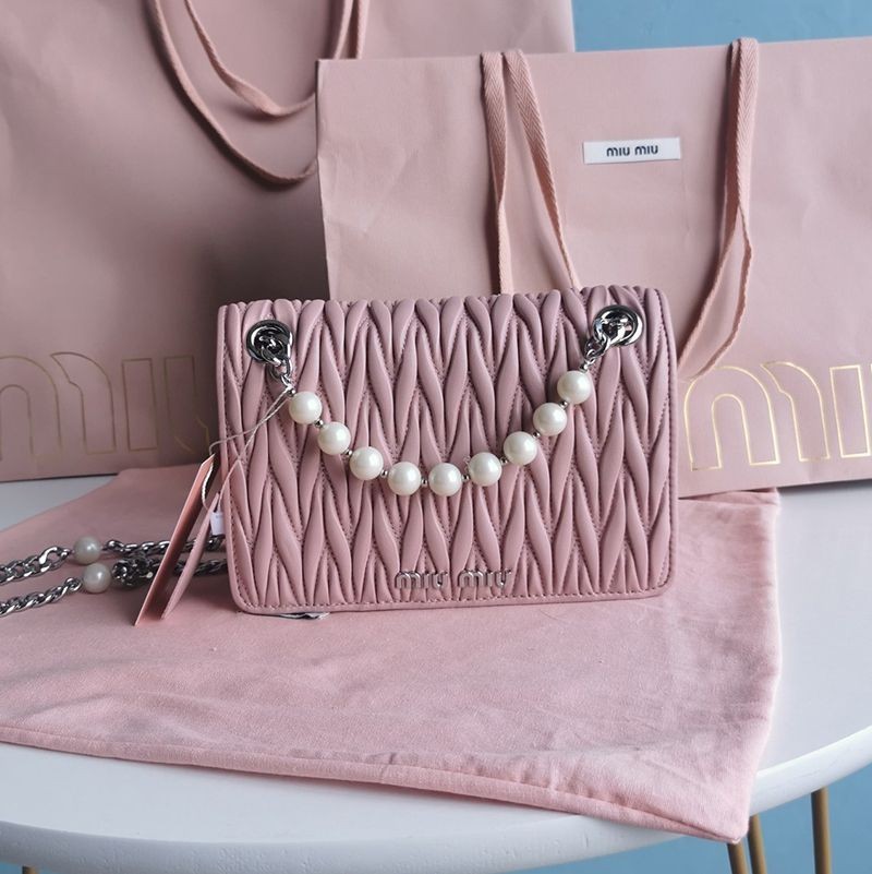 Miu Miu Quilted Nappa Leather Mini Bag Myf75824 - Sold Out